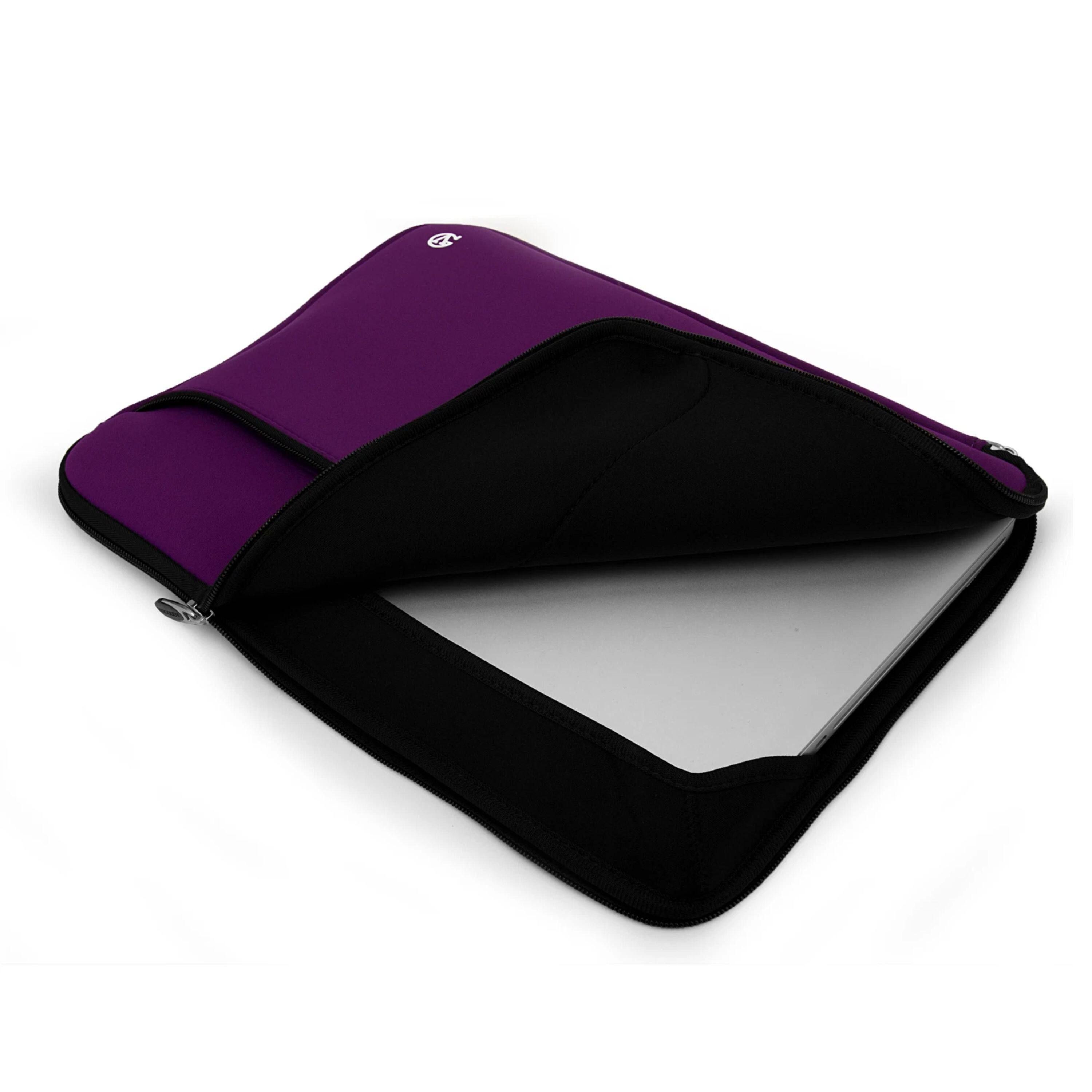 Back. Kitcheniva - Laptop Sleeve Case Bag For 14" Laptop - Purple.