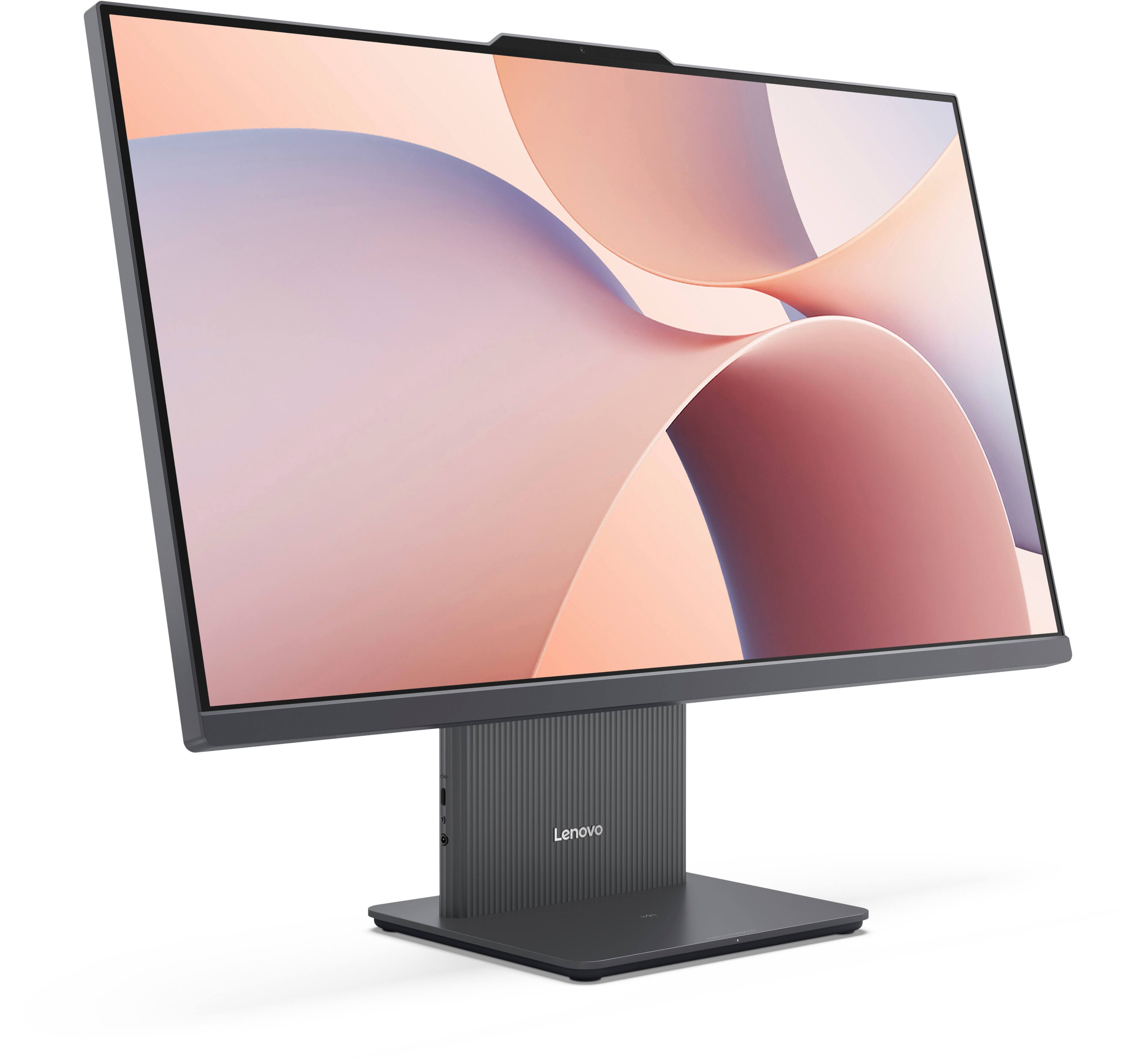 Alt View 11. Lenovo - IdeaCentre  27" Full HD Touchscreen All-In-One - AMD Ryzen 5 220 - 16GB RAM - 512GB SSD - Luna Grey.