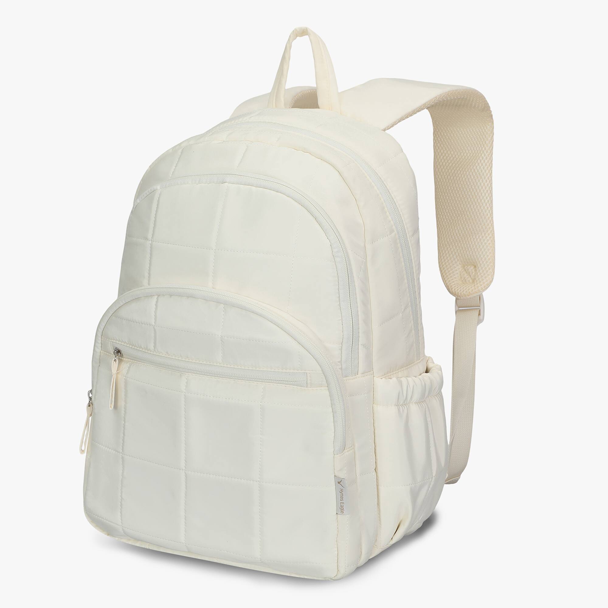 Hynes Eagle Classic Panel Laptop Backpack Ivory - Best Buy