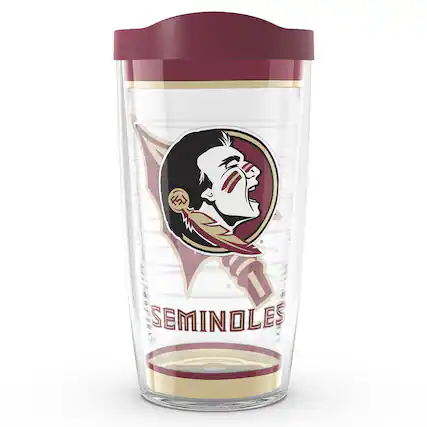 Front. Tervis - Florida State Seminoles 16oz. Tradition Classic Tumbler - Multicolor.