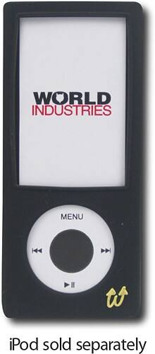 Front Standard. World Industries - Flameboy Silicone Case for 5th-Generation Apple® iPod® nano - Yellow.