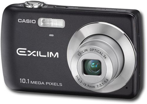 fútbol americano Lógicamente Precioso Best Buy: Casio EXILIM 10.1-Megapixel Digital Camera Black EX-Z33BK