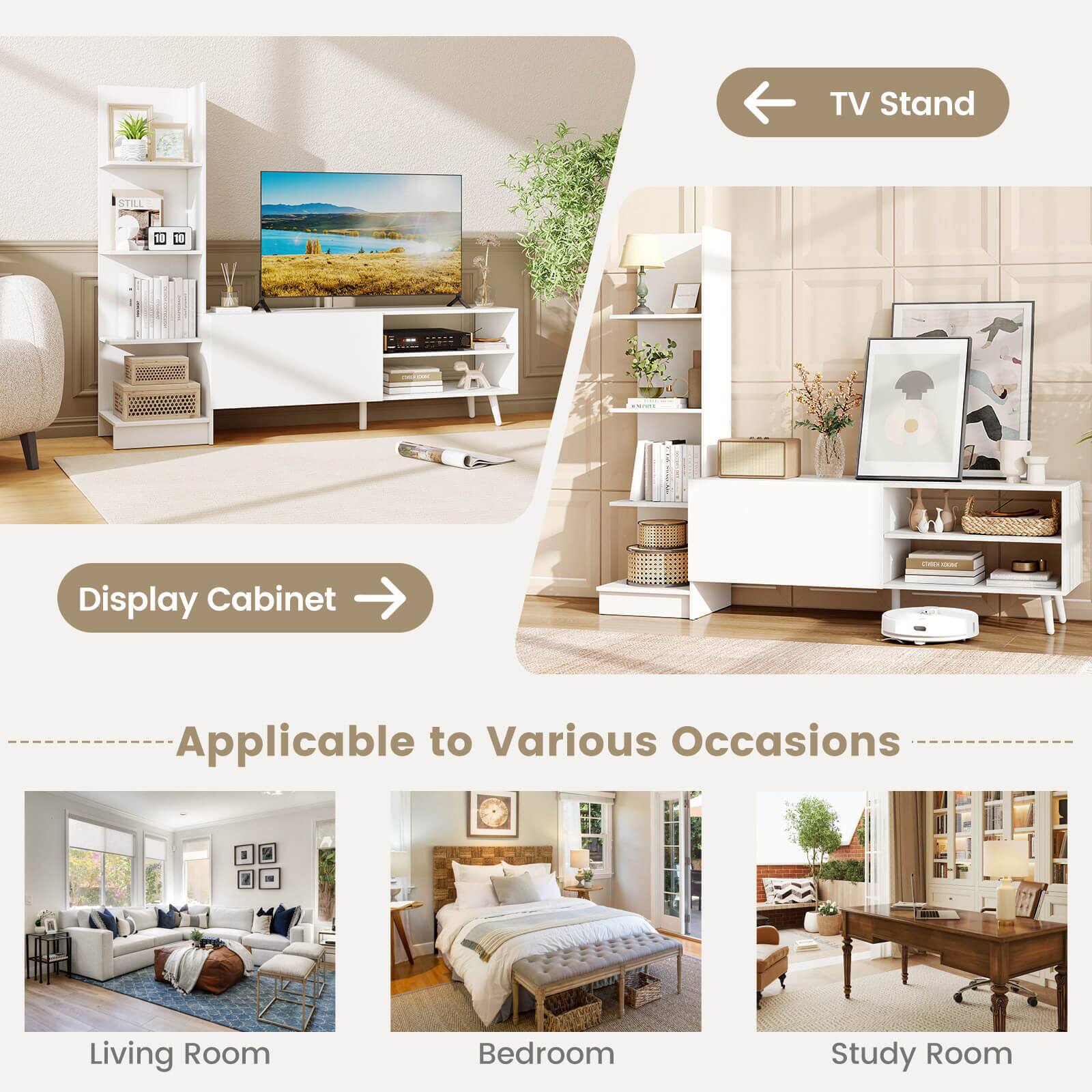 TV Stand STRE | Display Cabinet  
Applicable to Various Occasions  
1. Living Room  
2. Bedroom  
3. Study Room