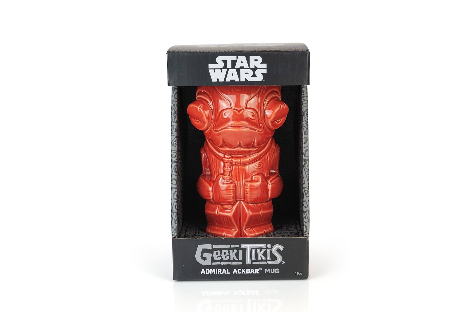 STAR WARS Geeki Tikis ADMIRAL ACKBAR MUG 19oz.