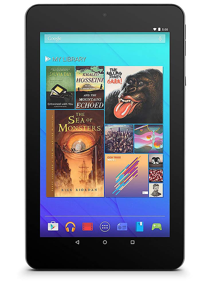 Front. Ematic - EGQ347 - 7" - 8GB - Black.