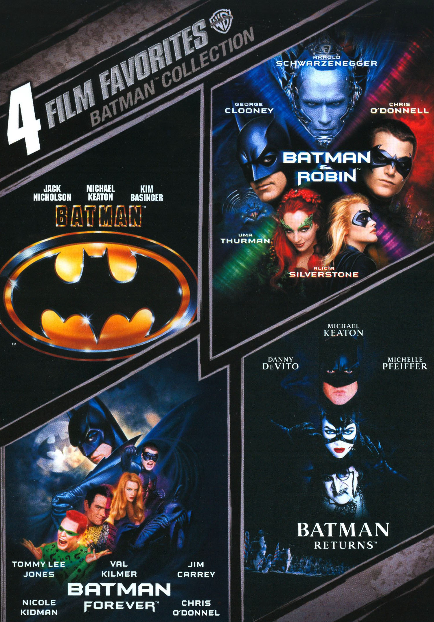 Batman Collection: 4 Film Favorites [2 Discs] [DVD] - Best Buy