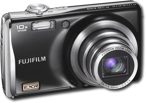 Best Buy: FUJIFILM FinePix 10.0-Megapixel Digital Camera Black F72EXR BLACK