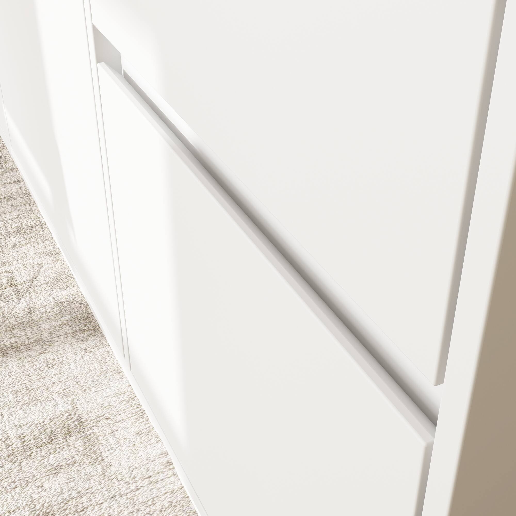 Alt View 7. Famapy - Famapy Electric Height - Adjustable Desk: Silent Slides, Smart Storage & Dual - Mode Use - White.