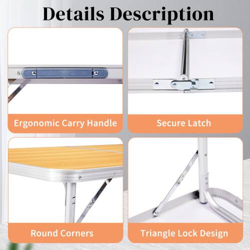 Details Description

- Ergonomic Carry Handle
- Secure Latch
- Round Corners
- Triangle Lock Design