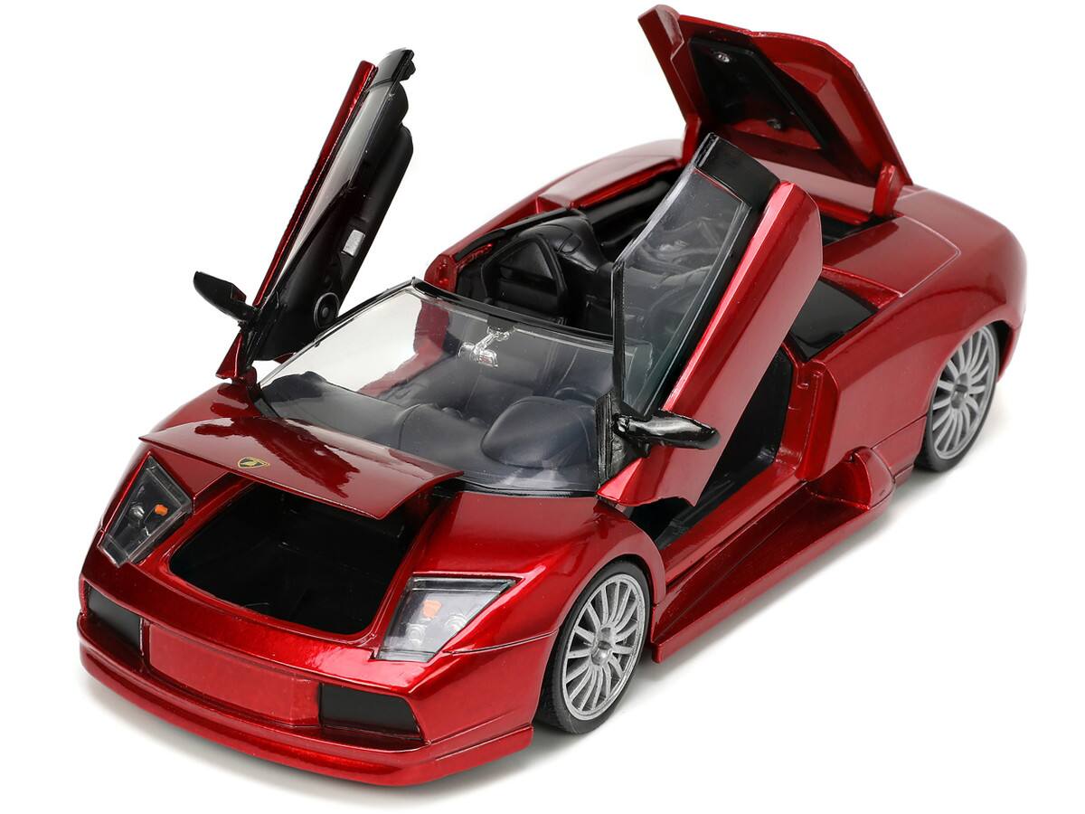 Back. Jada - Lamborghini Murcielago Roadster Red Metallic "Hyper-Spec" Series 1/24 - Red Metallic.