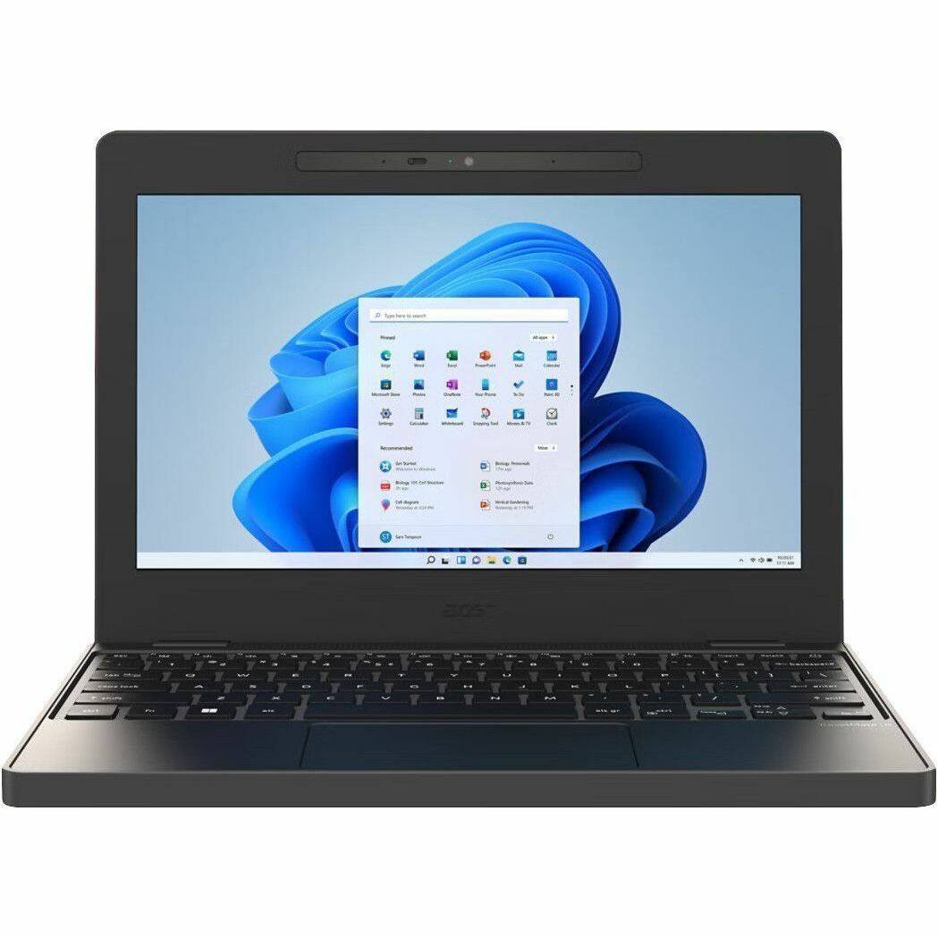 Alt View 7. Acer - Acer TravelMate B3 11 B311-34T TMB311-34T-P4RD 11.6" Touchscreen Notebook - Full HD - 60 Hz - Intel N-Series N250 - 8 GB - Black.