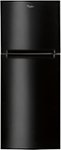 Front Zoom. Whirlpool - 10.6 Cu. Ft. Frost-Free Top-Freezer Refrigerator - Black.