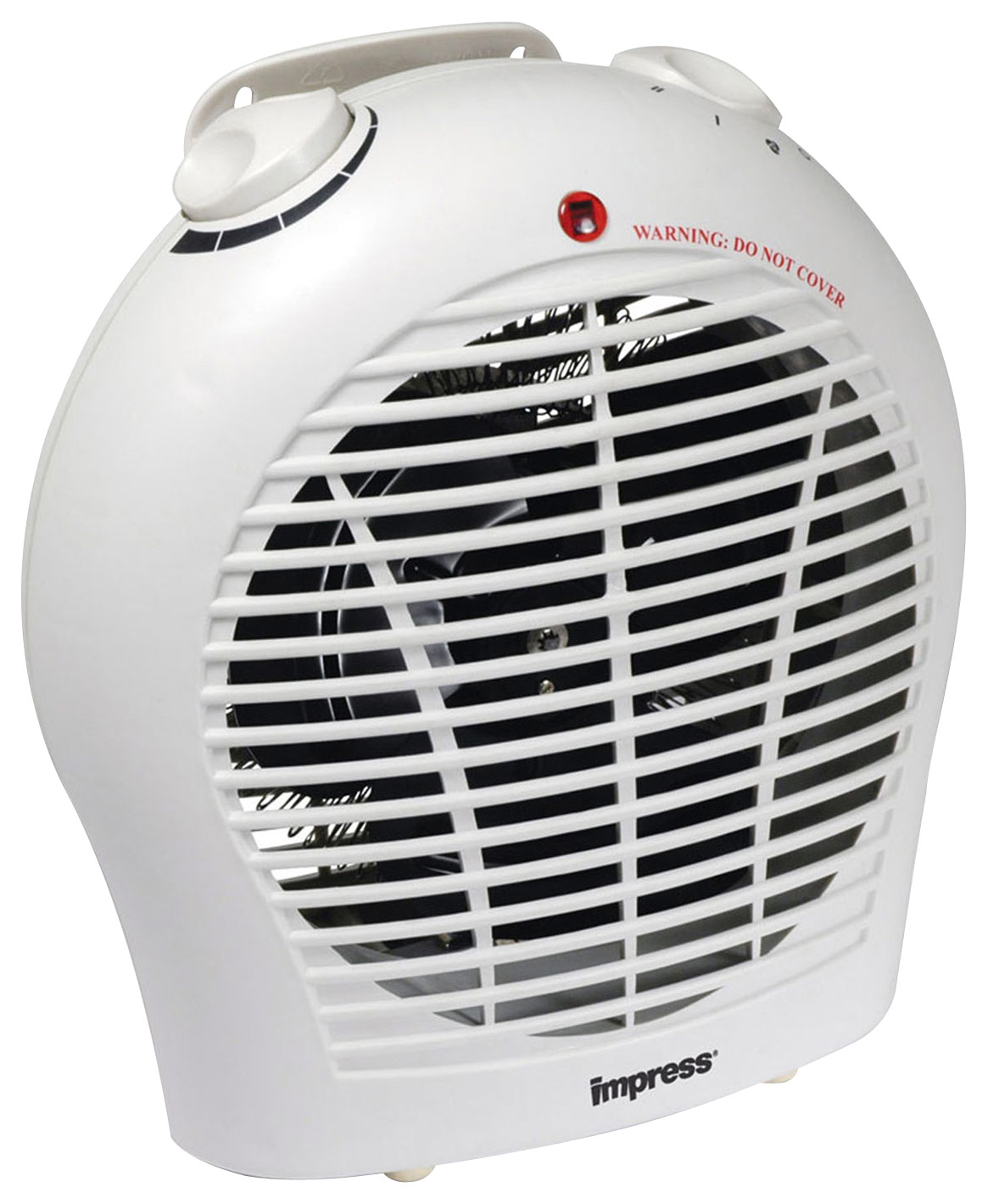 Impress - Electric Fan Heater - White was $24.99 now $17.99 (28.0% off)