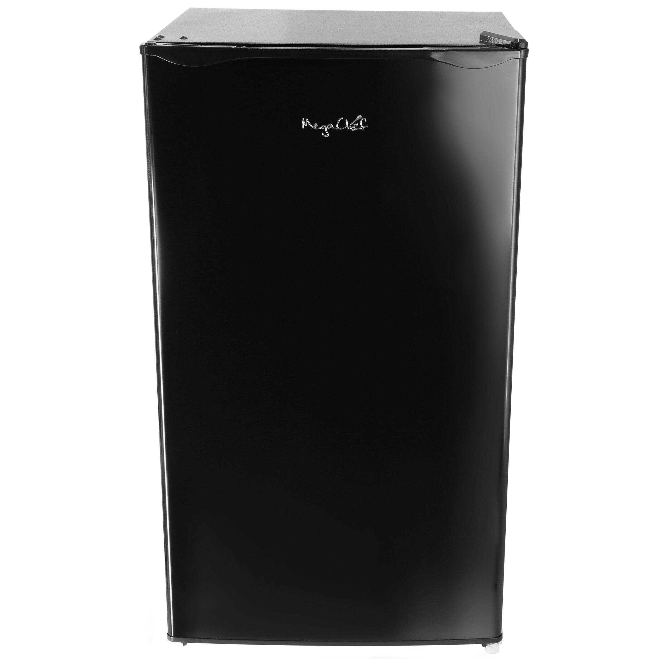 Alt View 2. MegaChef - MegaChef 3.2 cu. ft. Compact Freestanding Mini Refrigerator in Black - Black.