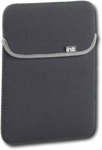 Angle Standard. Init™ - Reversible Sleeve for Most Portable DVD Players Up to 9" - Black.