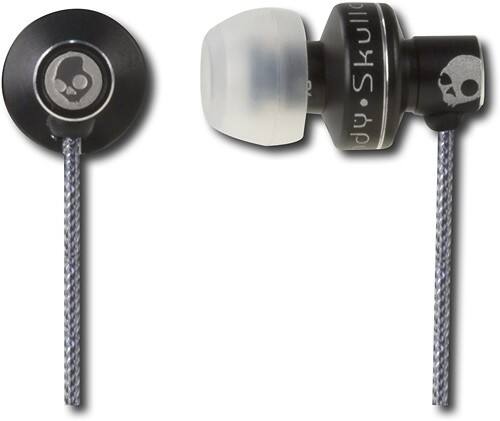 Front Standard. Skullcandy - Striker Stereo Ear Bud Headphones - Black.
