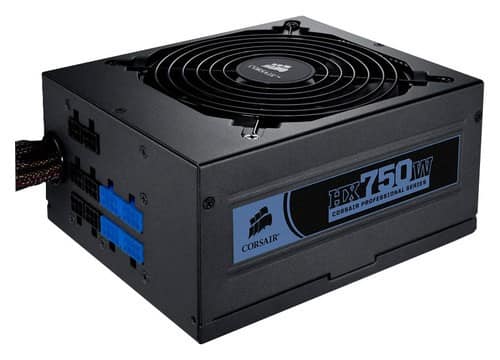 Front. Corsair - ATX Power Supply - Black.