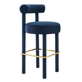 Toulouse Performance Velvet Bar Stool by Modway - Yellow