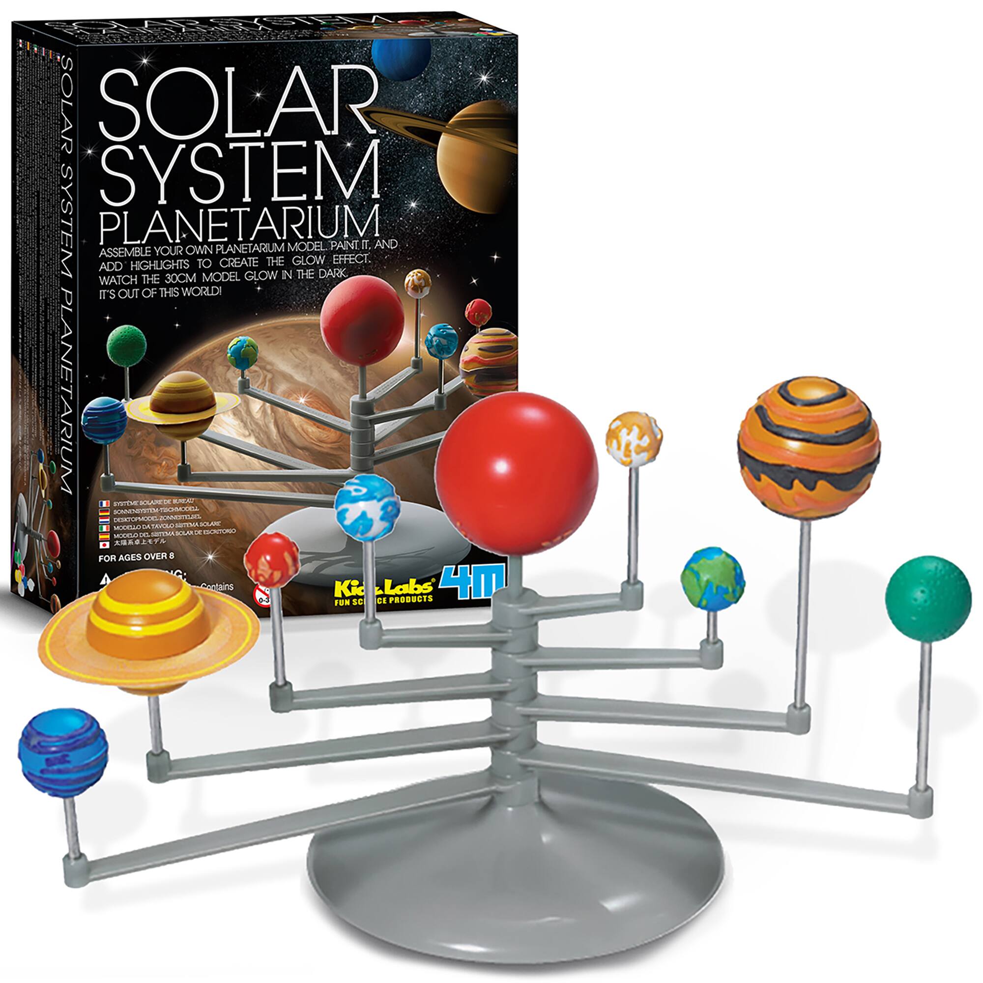 Solar System Planetarium: Assemble your own model of the solar system and watch it glow in the dark with the paint effect. It's out of this world! 30cm Planetarium. For ages 8+. Products from K'NEX Labs.