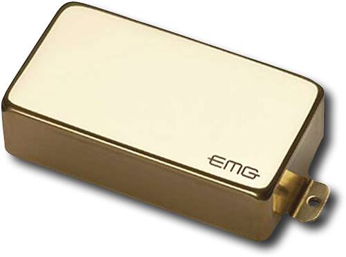 Angle. EMG - 81 Humbucking Pickup - Gold.