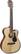 Angle Standard. Alvarez - Regent 6-String Full-Size Cutaway Folk Acoustic Guitar - Natural.