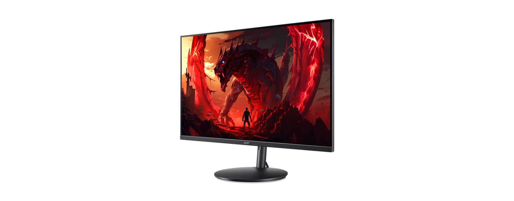 Left. Acer - 31.5" Nitro XF320QK P0bmiiphx Gaming Monitor 4K UHD 144Hz 250Nit 1ms 100x100mm VESA Mount AMD FreeSync Premium HDMI.