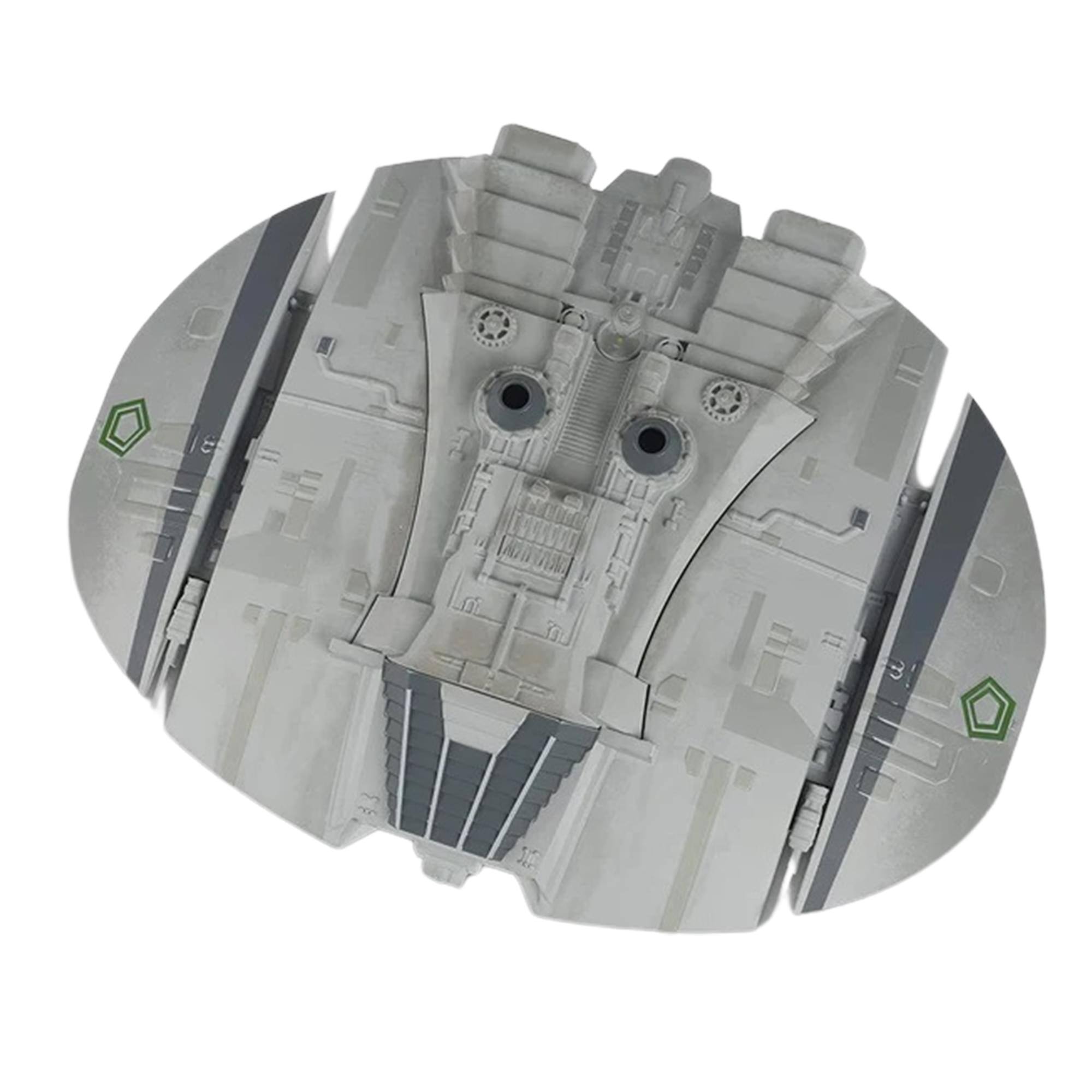 Alt View 10. Eaglemoss - Eaglemoss Battlestar Galactica Ship Replica | Classic Cylon Raider - Grey.