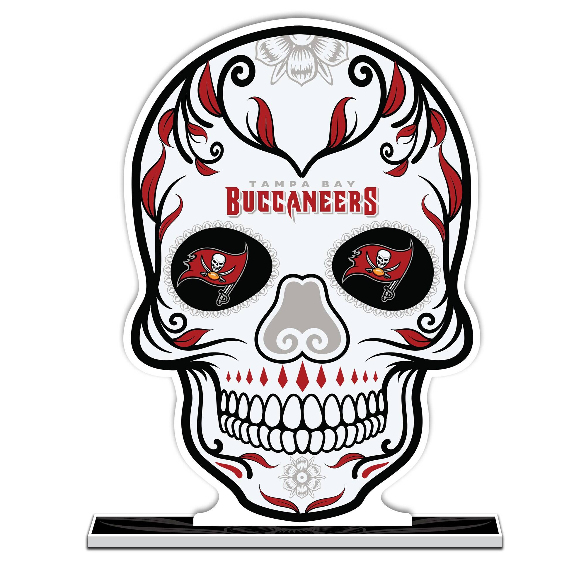 Tampa Bay Buccaneers 10" Sugar Skull Standee