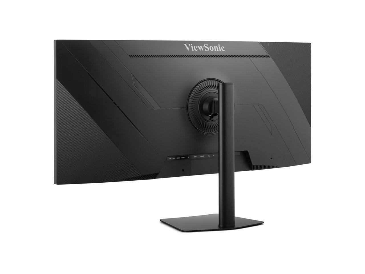 Alt View 5. ViewSonic - ViewSonic VG3820C 38" 1600p Curved IPS Monitor - USB-C, KVM, HDMI, DP, 300 Nit, 5ms, 75Hz, Speakers - Black.