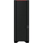 Front Zoom. Buffalo - LinkStation™ 210 2TB External Hard Drive (NAS) - Black.