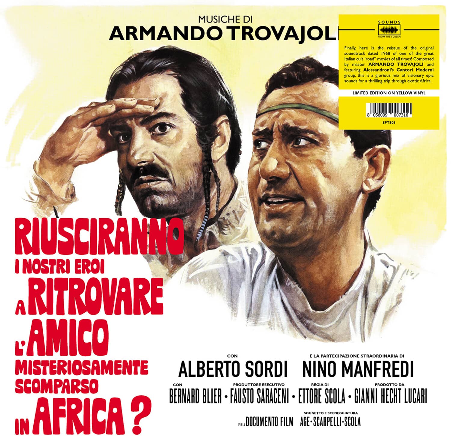 Armando Trovajoli - Riusciranno I Nostri Ero A Ritrovare L' Amico Misteriosamente  Scomparso In - VINYL LP