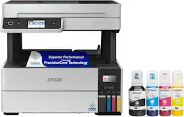 Epson - EcoTank Pro ET-5150 Wireless All-in-One Supertank Printer - White