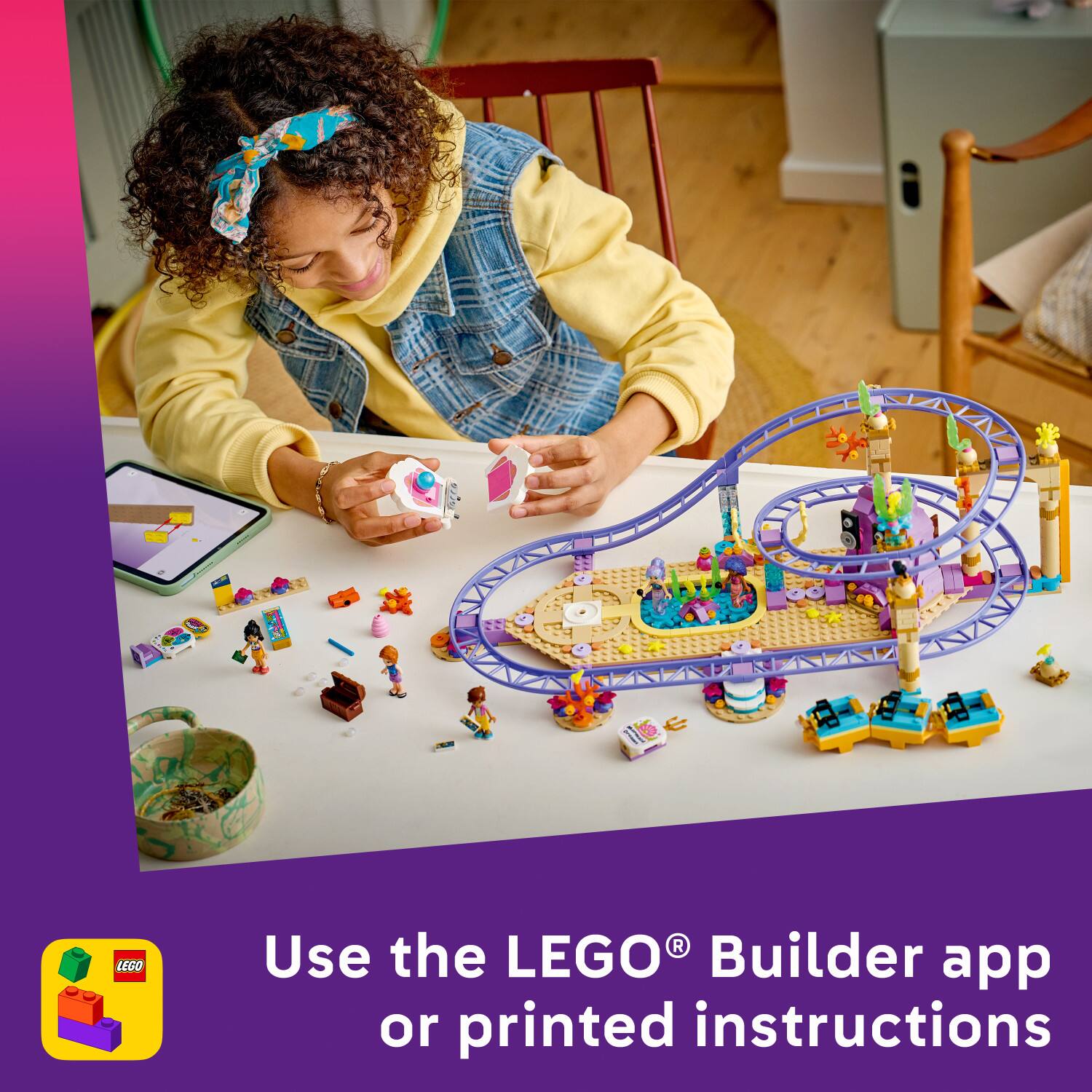 Use the LEGO® Builder app or printed instructions