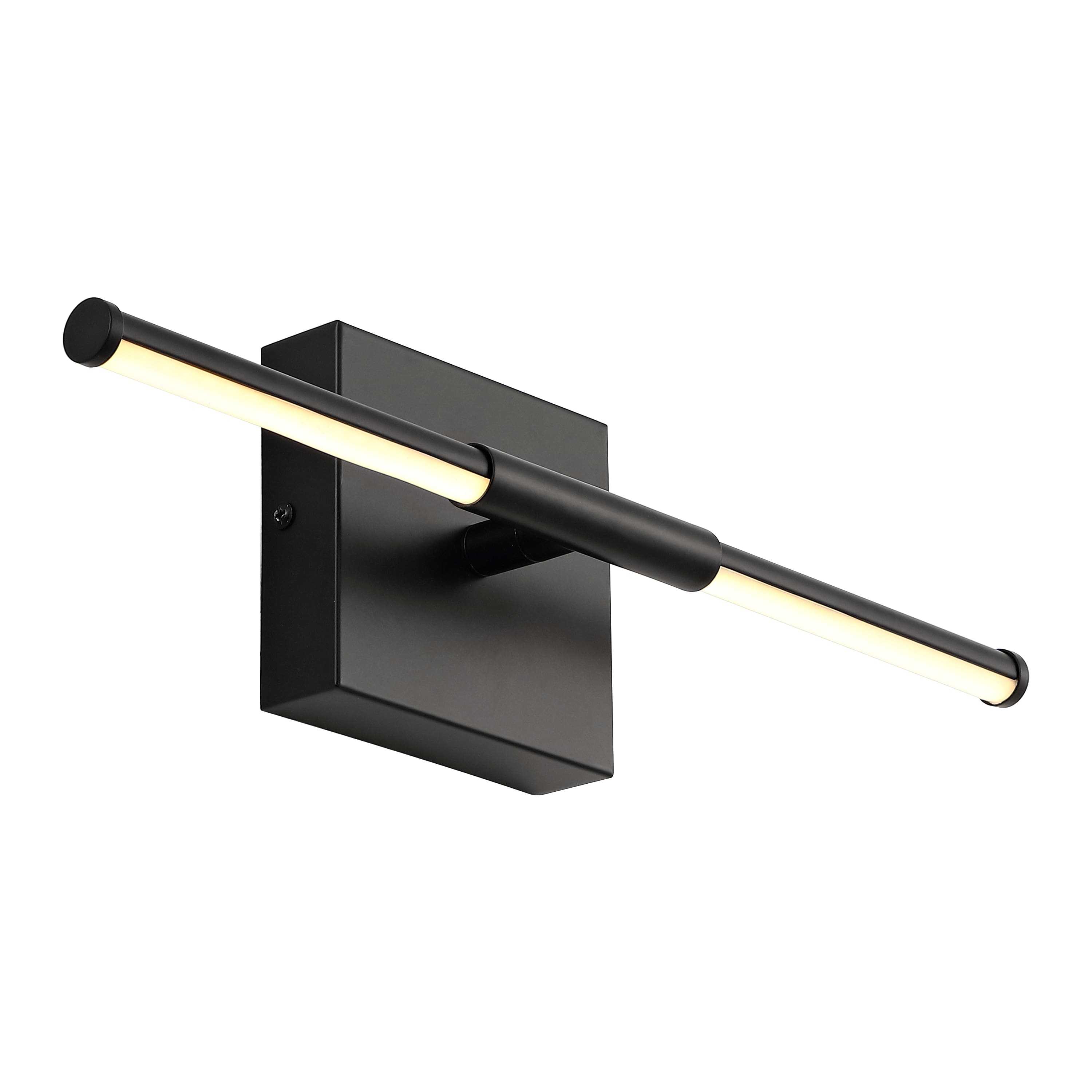 "Jonathan Y - McKenna 16.25"" Modern Minimalist Dimmable Integrated LED Metal Wall Sconce - Black" price history on PriceWatchPro