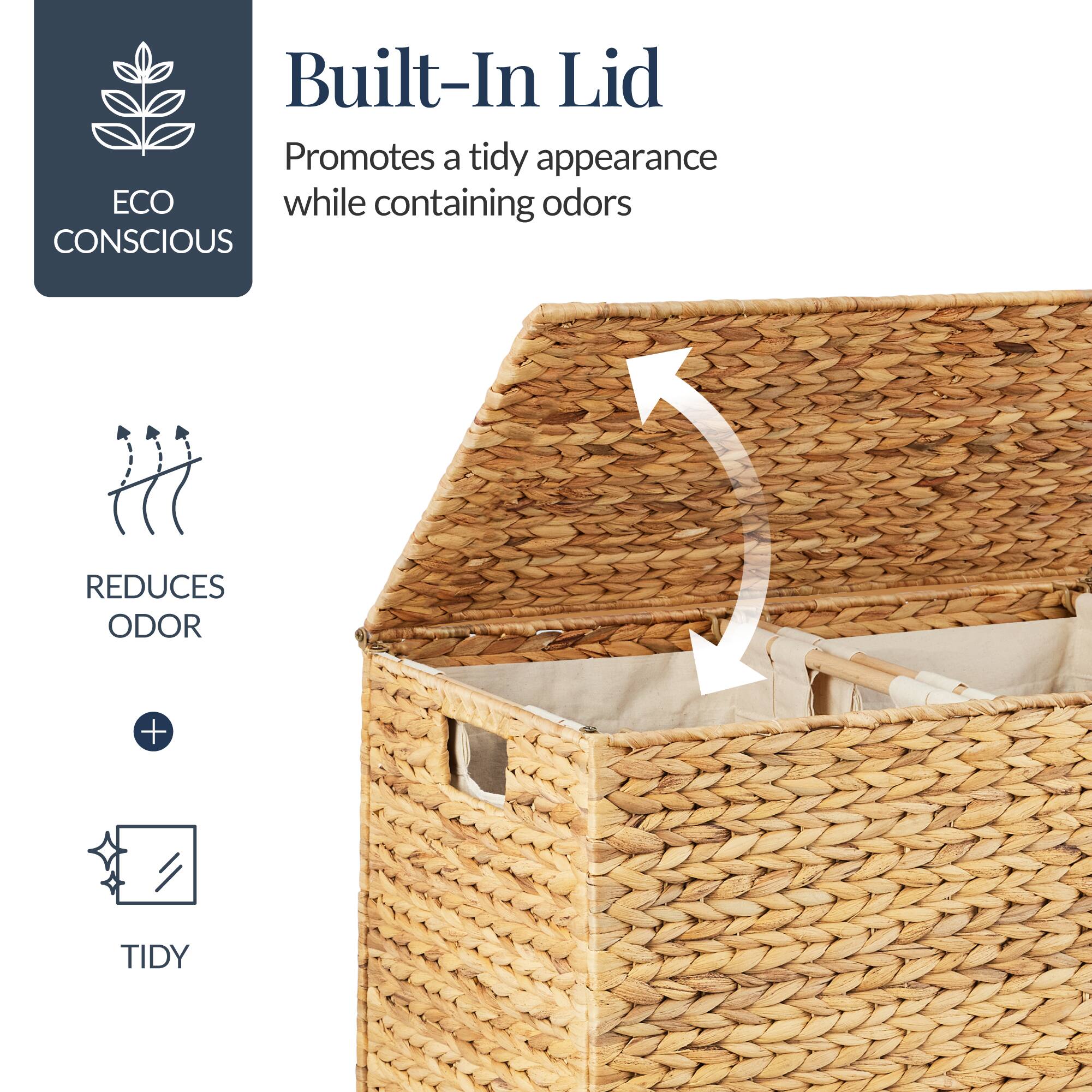 Built-In Lid Promotes a tidy appearance while containing odors

ECO CONSCIOUS

REDUCES ODOR

TIDY