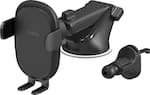 Front. iOttie - iOttie Auto Sense Lite Wireless Charging Car Mount Dash/Windshield & Air Vent Combo, Auto-Clamping - Black.