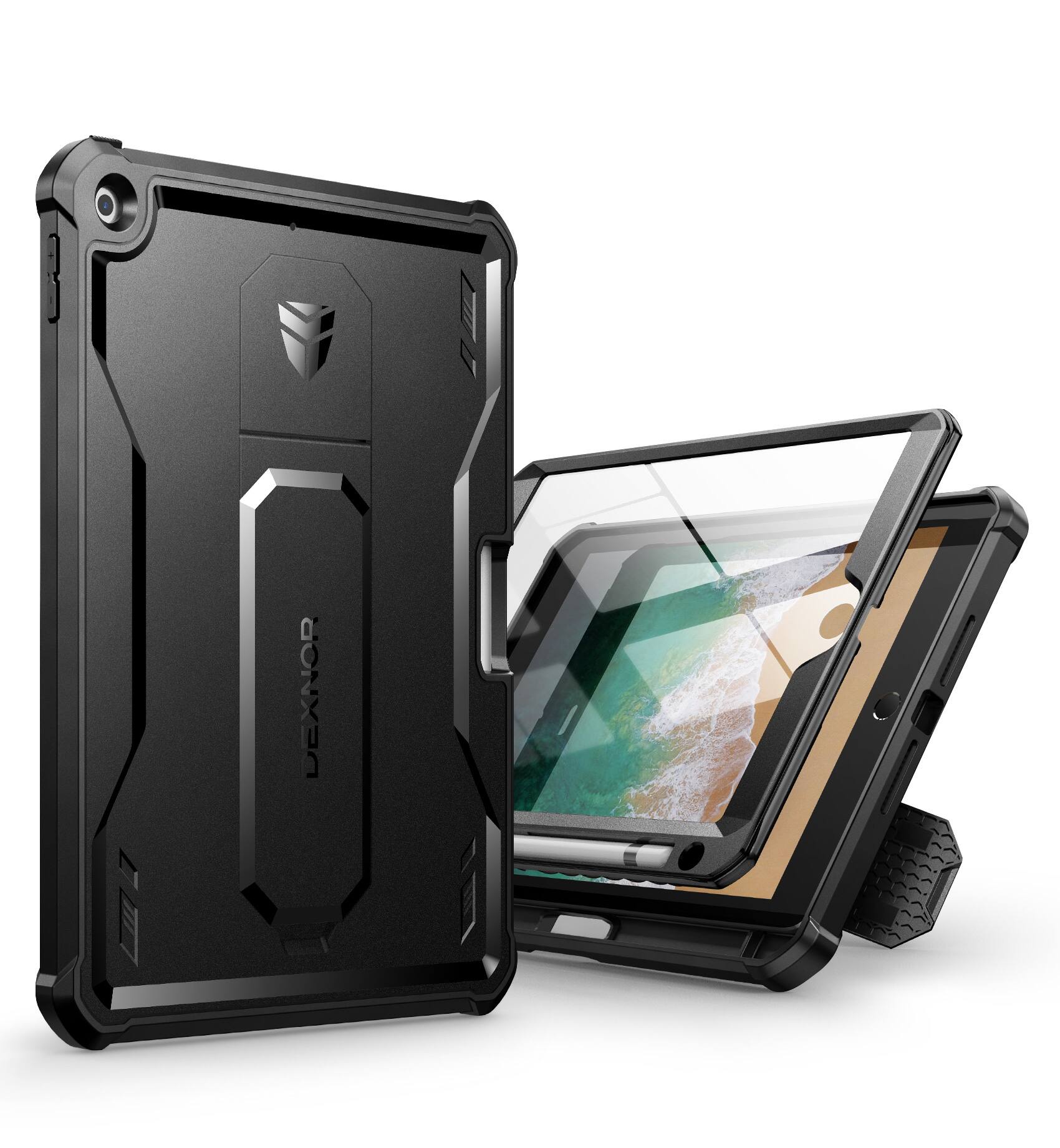 Front. dexnor - Dexnor for iPad 9.7 Inch 6th /5th Generation(2018/2017) - Black.