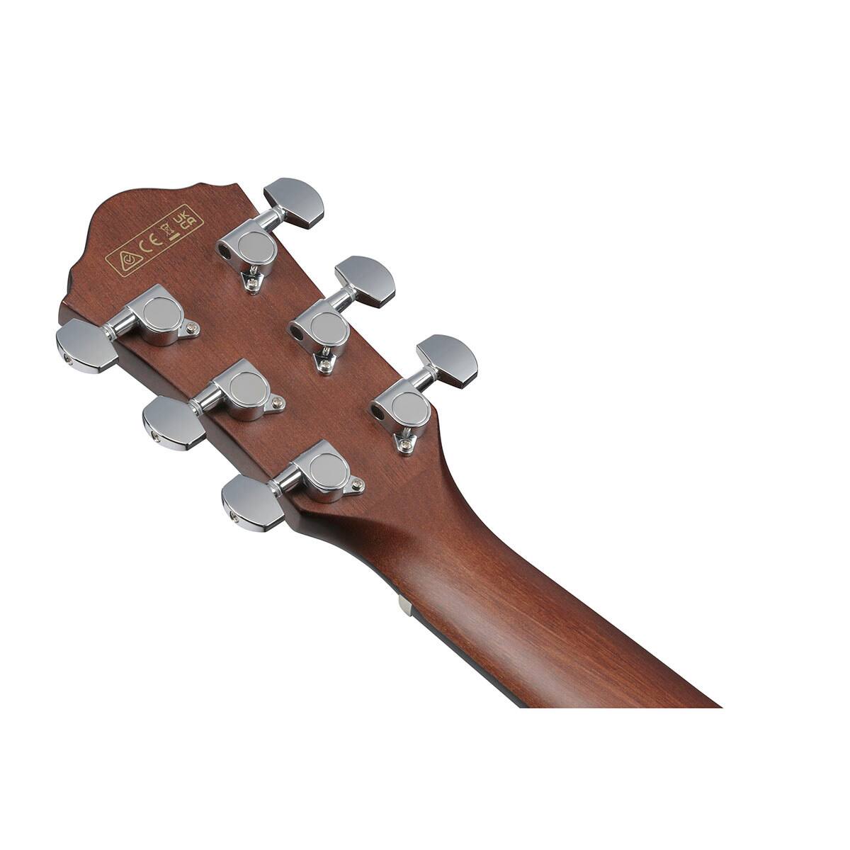 Alt View 8. Ibanez - Ibanez AEWC Series AEWC16QA Acoustic Electric Guitar.
