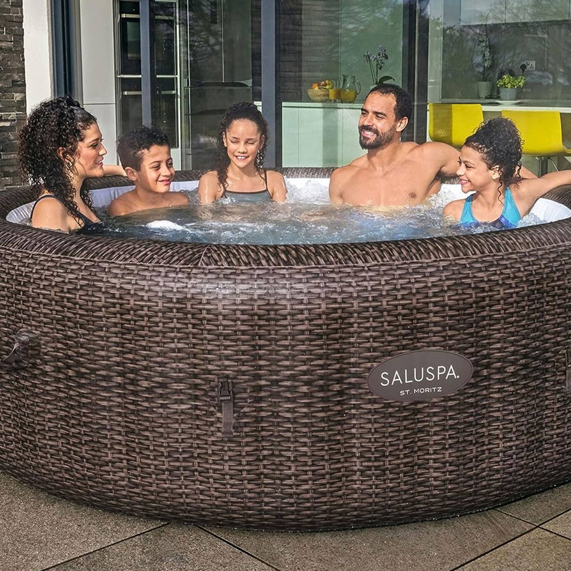 Bestway SaluSpa St Moritz AirJet Inflatable Hot Tub w/ EnergySense