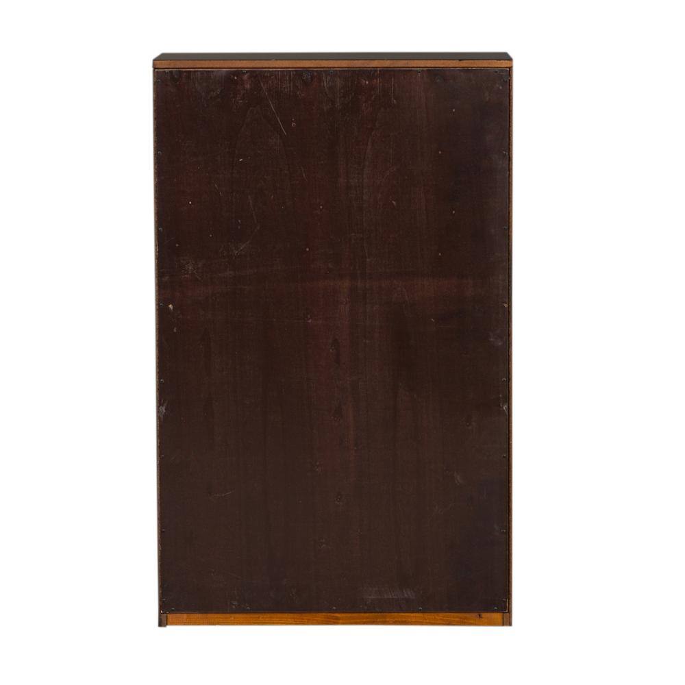 Angle. Liberty Furniture Industries - Brayton Manor Jr Executive 48 Inch Bookcase (RTA) in Cognac - Brown.