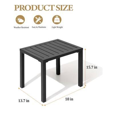 PRODUCT SIZE

Weather Resistant  
Easy to Maintain  
Light Weight

15.7 in  
13.7 in  
18 in