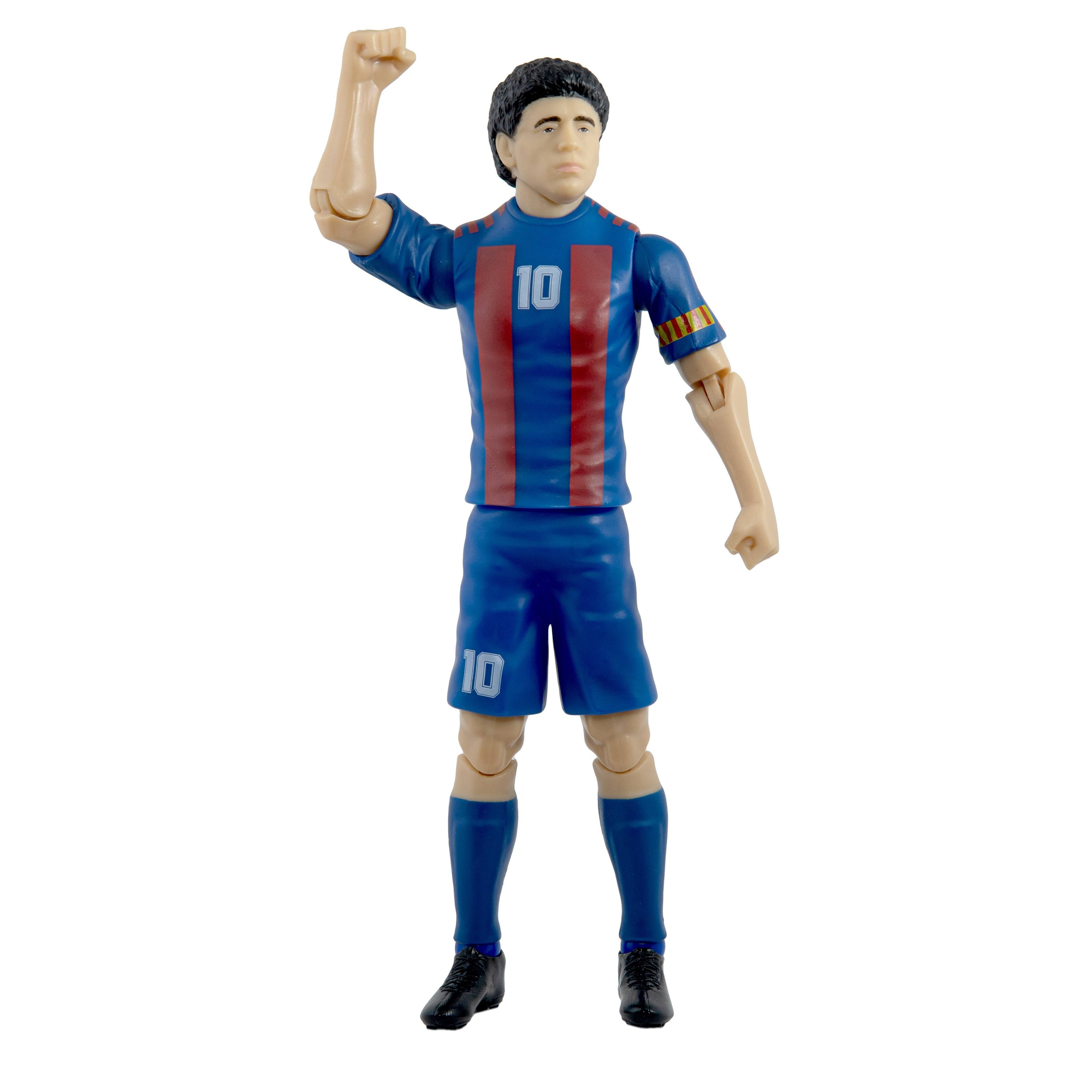 Alt View 4. Banbo Toys - Banbo Toys SOCKERS Legends FC Barcelona Diego Maradona 8" Collectible Soccer Action Figure.
