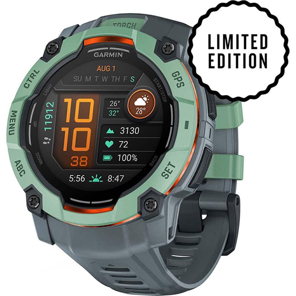 Garmin Instinct 3 50 mm GPS Smartwatch AMOLED Neo Tropic + 2Yr