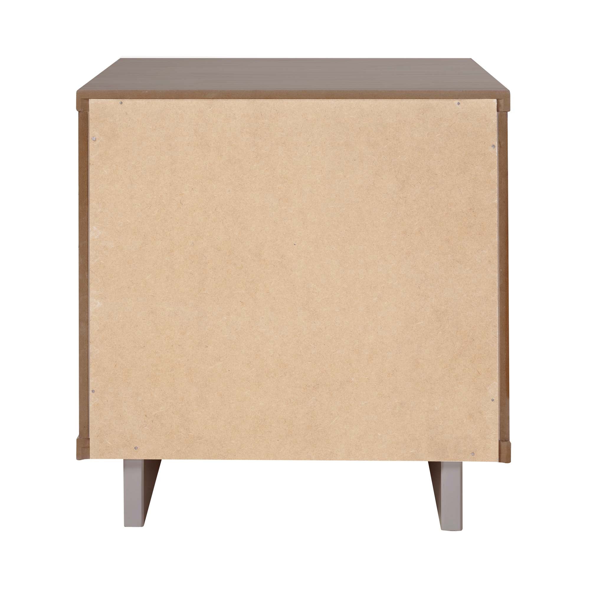 Alt View 3. Manhattan Comfort - Granville Modern 18" Nightstand - Light Gray.
