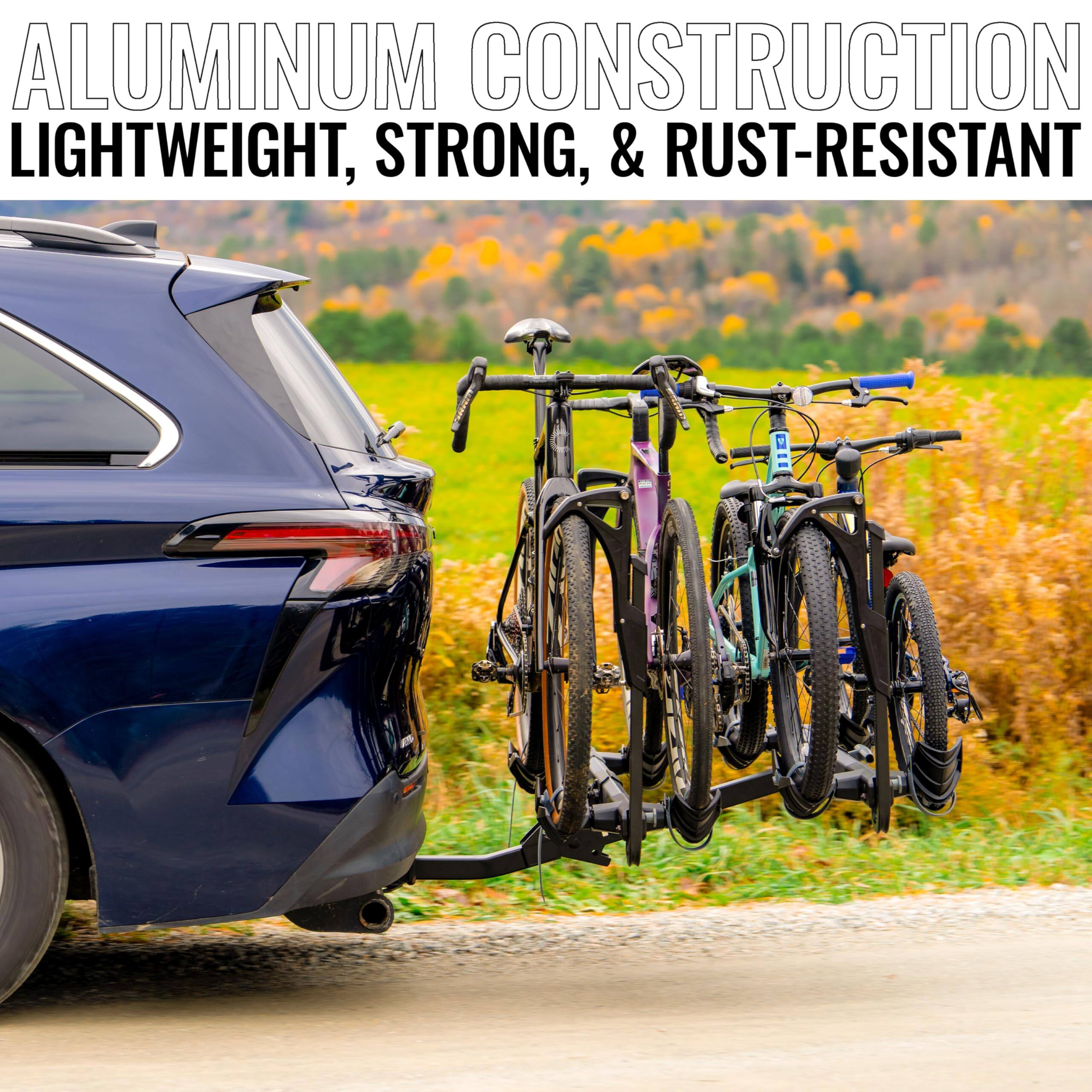ALUMINUM CONSTRUCTION  
LIGHTWEIGHT, STRONG, & RUST-RESISTANT