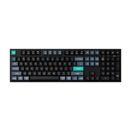 esc F1 F2 F3 F4 F5 F6 F7 F8 F9 F10 F11 F12
1 2 3 4 5 6 7 8 9 0 - = backspace
tab Q W E R T Y U I O P
caps lock A S D F G H J K L
shift Z X C V B N M
control option command
enter
shift
command
option
control