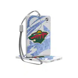 Keyscaper - Minnesota Wild Ice Tilt Pocket Bluetooth Speaker - Multicolor