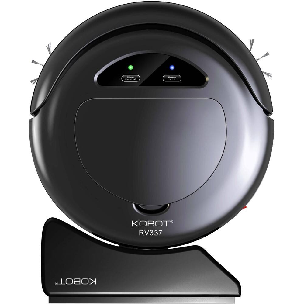 Front. Techko Maid - Super Maid Robot Vacuum - Black.