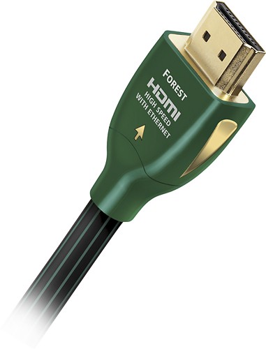  AudioQuest - Forest 3-2/7' In-Wall HDMI Cable - Black/Green