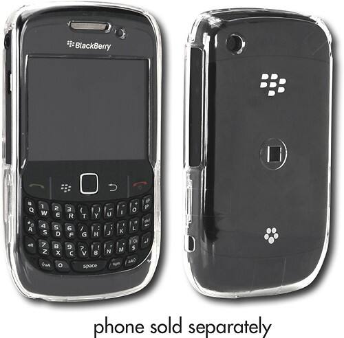 Front Standard. BlackBerry - Shell Case for BlackBerry Curve 8520 Mobile Phones - Clear.